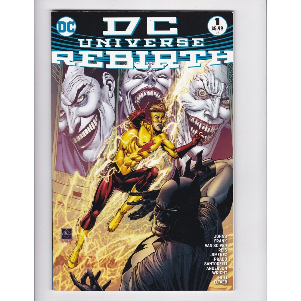 DC Universe Rebirth #1 - 1ST COVER APP. OF THE Three Jokers Variant Cover 2016